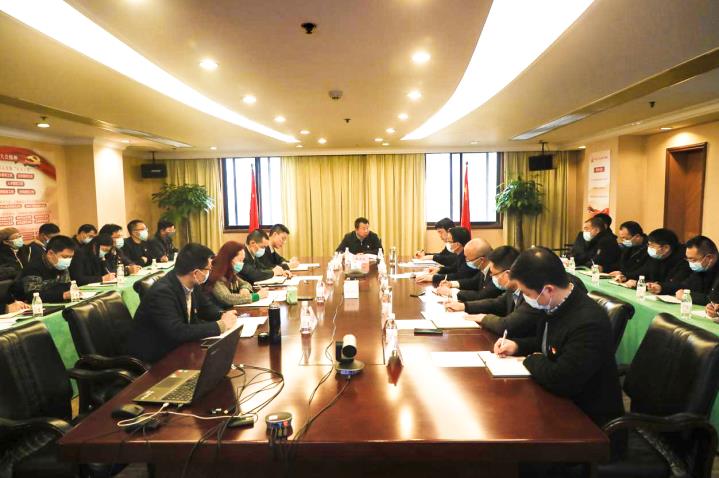 集团领导赴尊龙凯时立异公司宣讲党的十九届五中全会、省委十一届八次全会精神